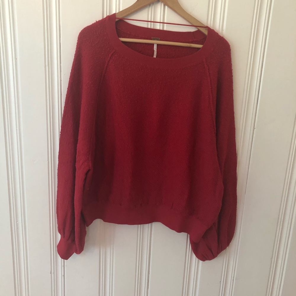 NWT Free People red sweater